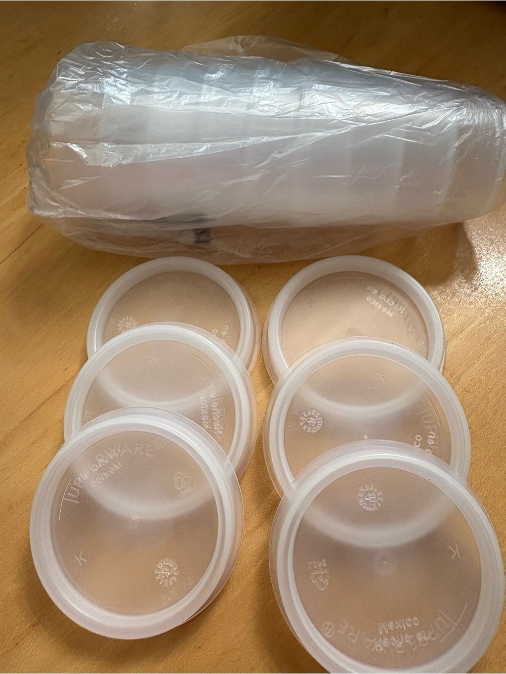 NWT Tupperware Clear Midgets - Set of 6